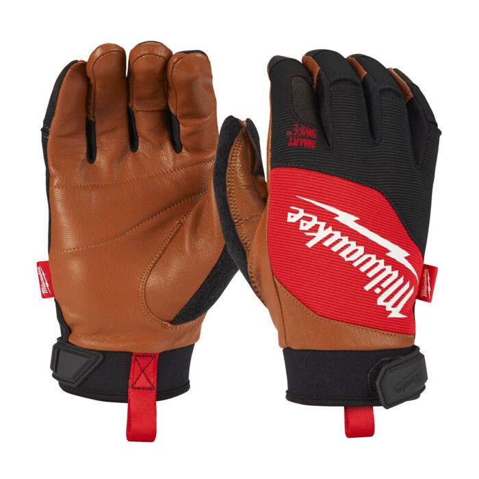 Guantes de piel híbridos - M / 8 -1 par Milwaukee