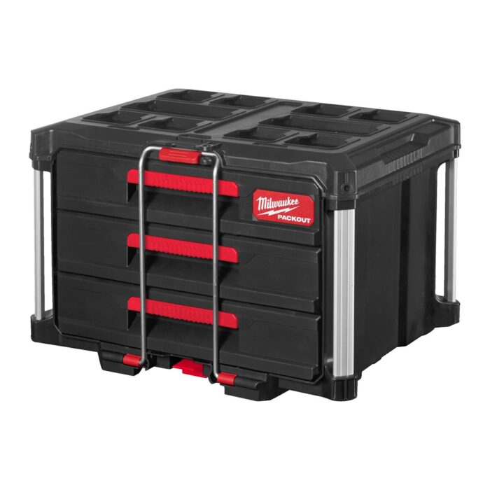Cajonera PACKOUT™ con 3 cajones Milwaukee