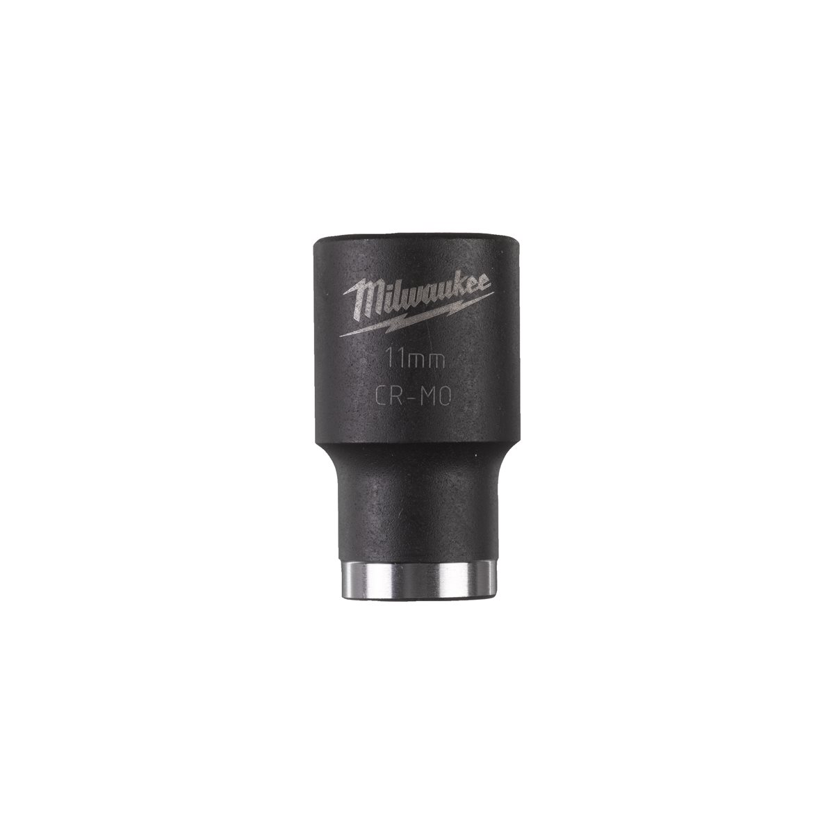 Llave de VASO 11mm shockwave 1/2" corto Milwaukee