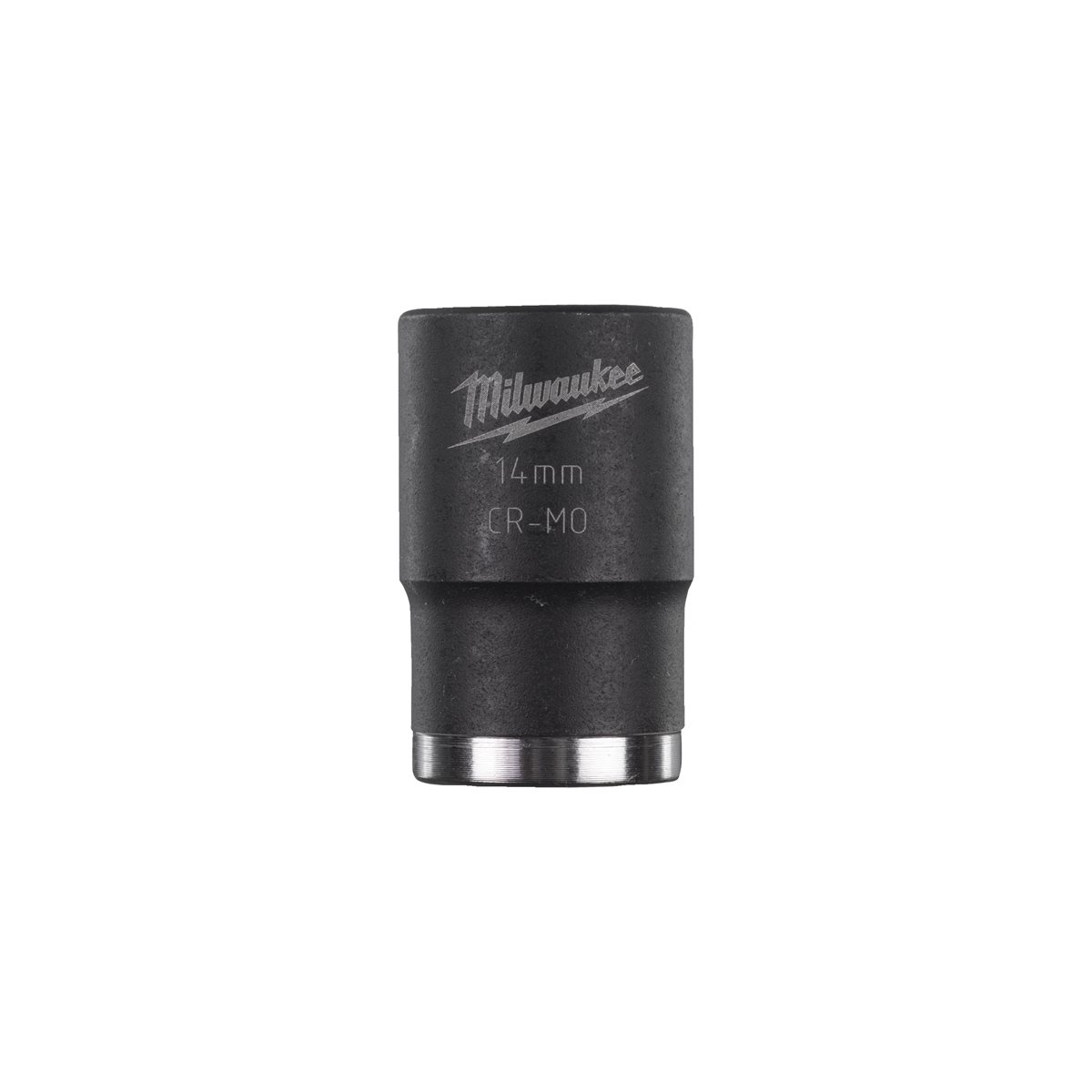Llave de VASO 14mm shockwave 1/2" corto Milwaukee