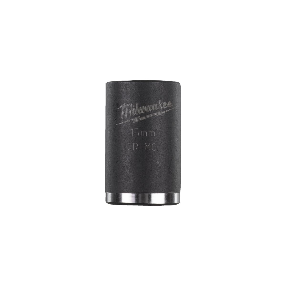 Llave de VASO 15mm shockwave 1/2" corto Milwaukee