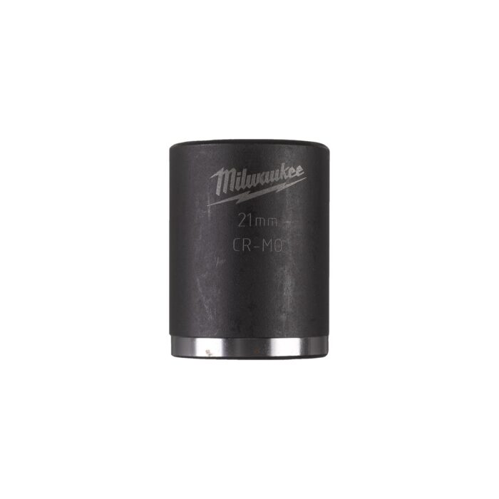 Llave de VASO 21mm shockwave 1/2" corto Milwaukee