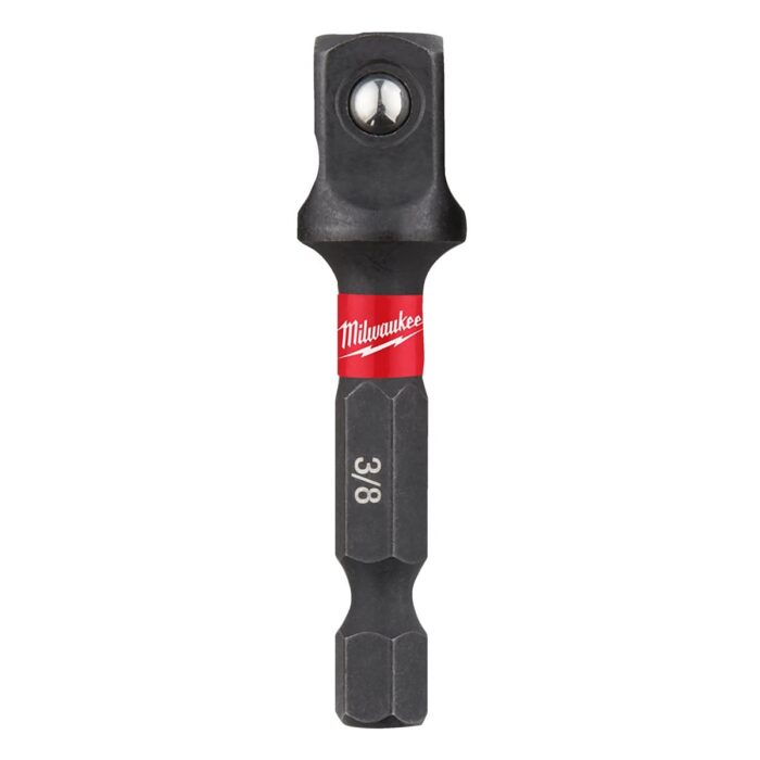 Adaptador para vasos 1/4"Hex ➔ 3/8" Cuad. 50mm Milwaukee