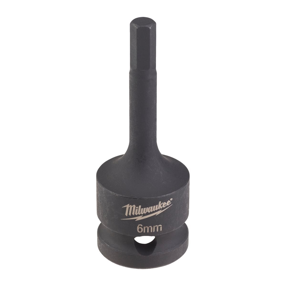 Vaso de impacto 1/2" macho corto Hex 6 Milwaukee