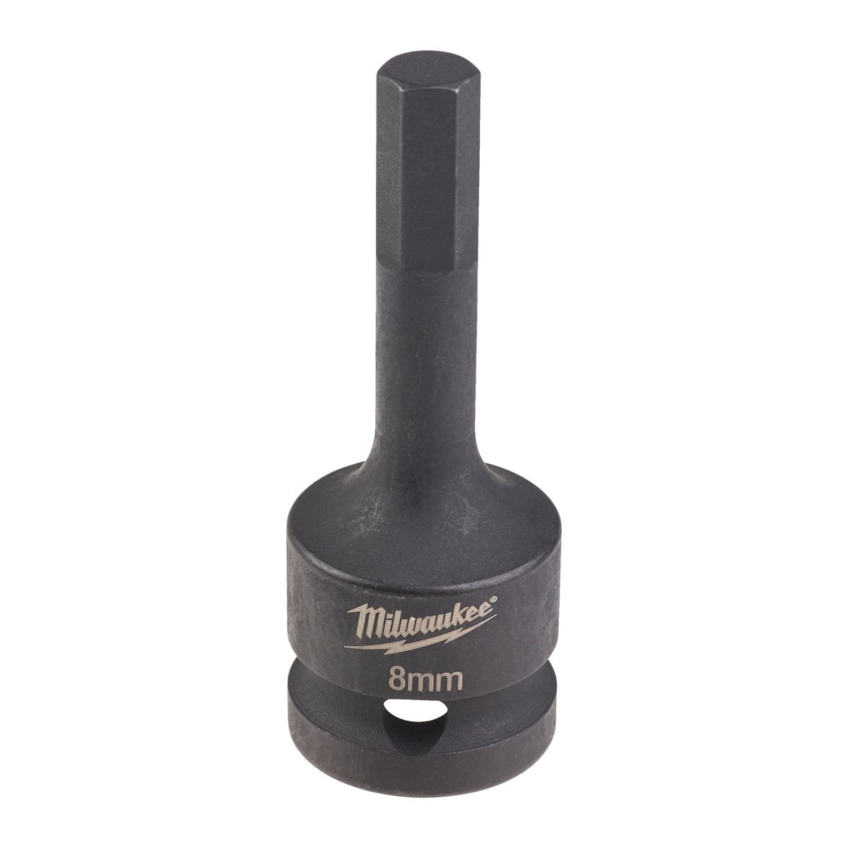 Vaso de impacto 1/2" macho corto Hex 8 Milwaukee