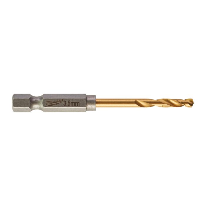 Broca RED HEX Shockwave™ HSS-G Tin 3,5mm - 10uds Milwaukee