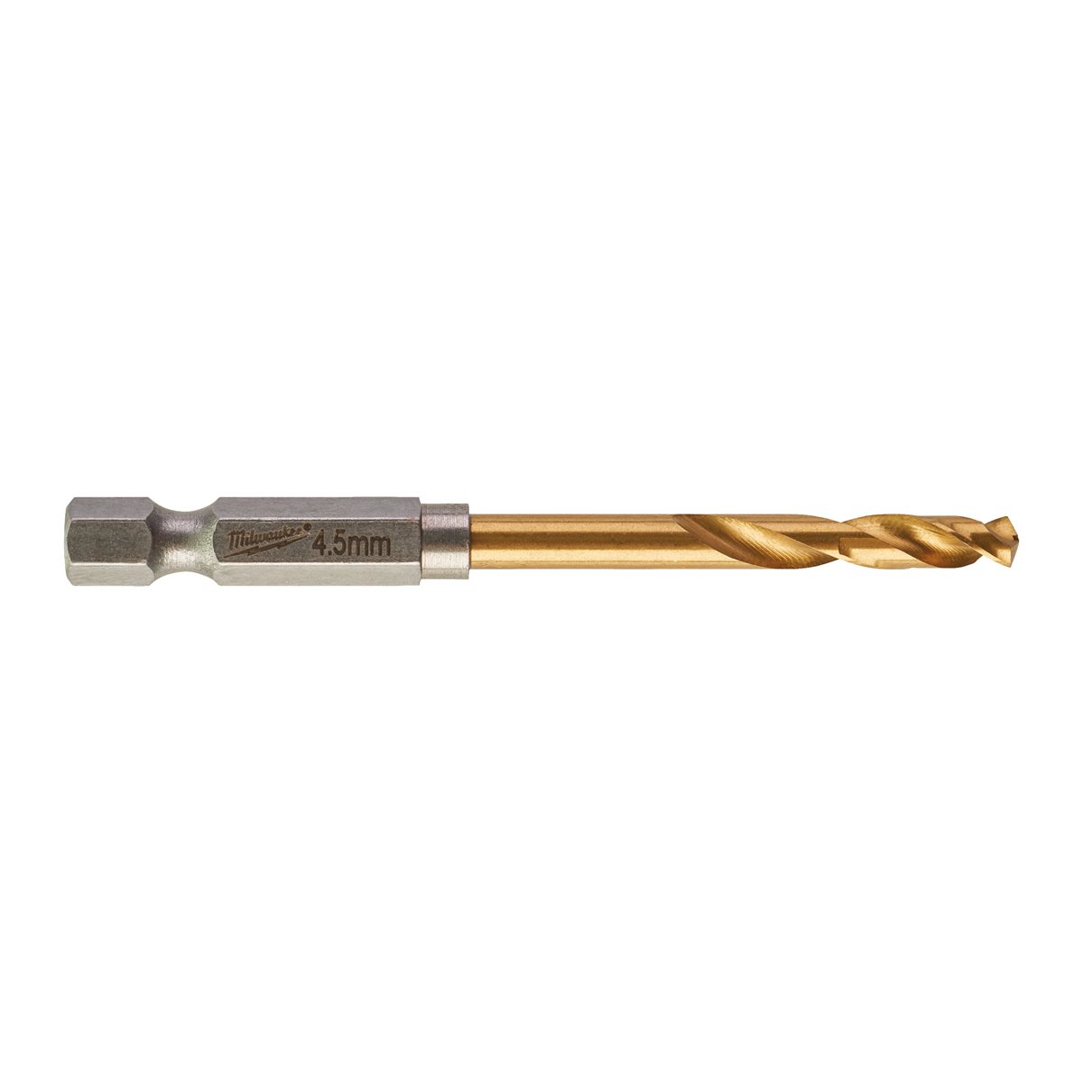 Broca RED HEX Shockwave™ HSS-G Tin 4,5mm - 10uds Milwaukee