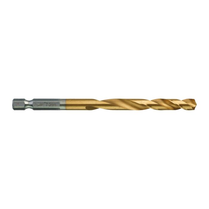 Broca RED HEX Shockwave™ HSS-G Tin 7mm - 5uds Milwaukee