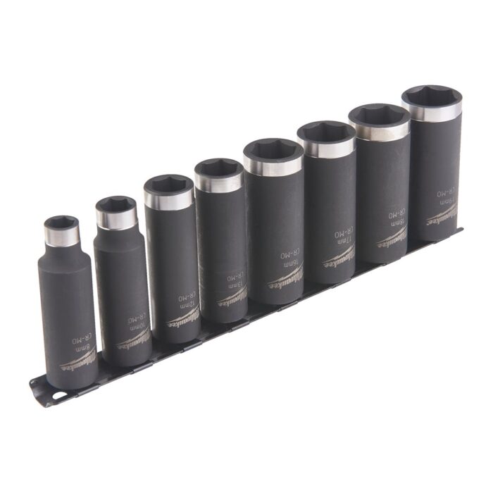 Vasos de impacto largos shockwave 3/8" Milwaukee