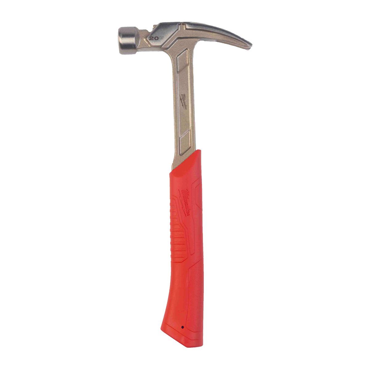Martillo de uñas rectas y mango de acero 570g Milwaukee