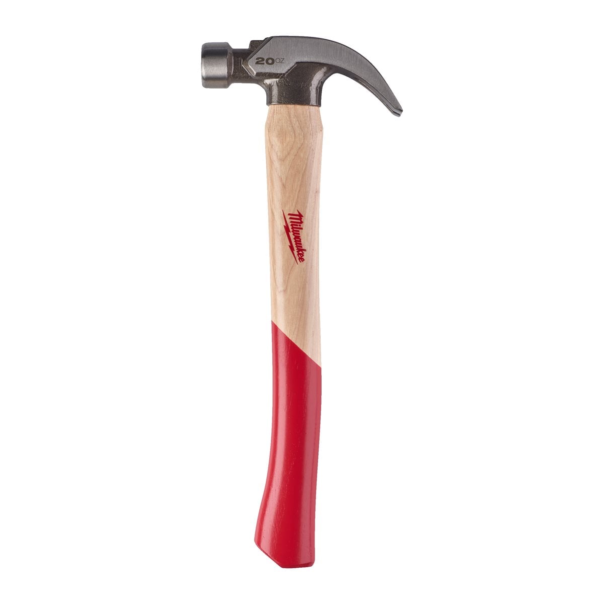 Martillo de uñas curvas y mango de nogal 570g Milwaukee