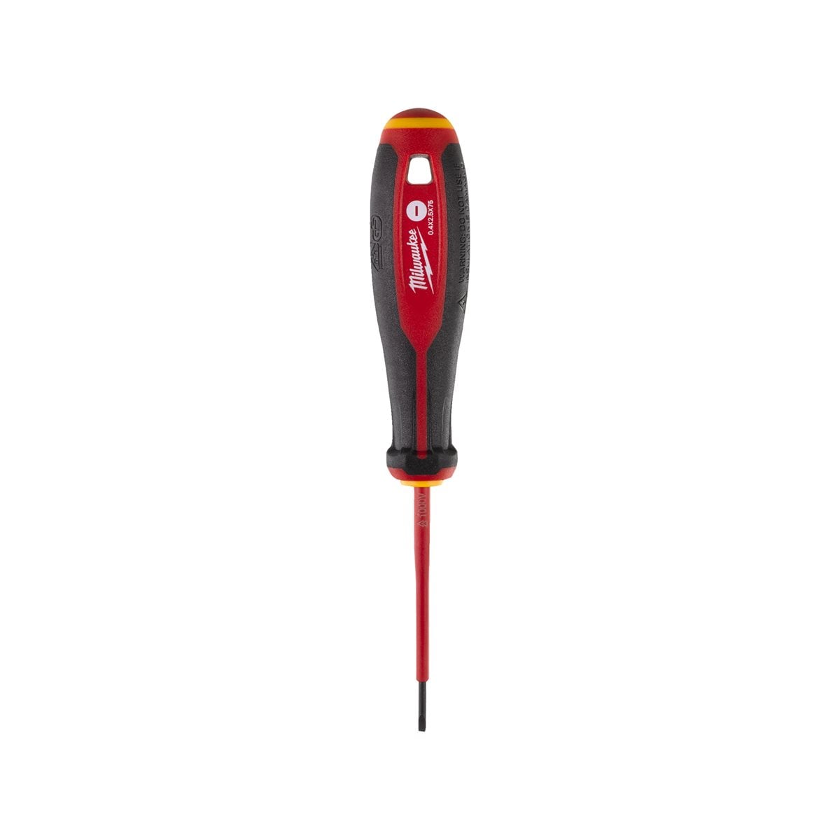 Destornillador Trilobe VDE Slim plana 0,4x2,5x75 Milwaukee