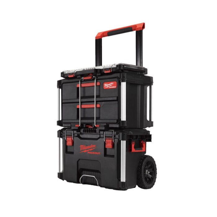 Kit de iniciación PACKOUT™ baúl + cajonera + organizador Milwaukee