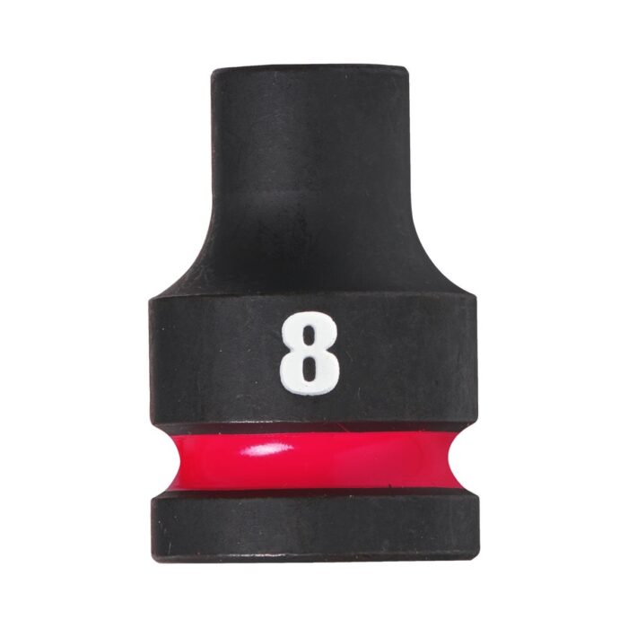 Vaso de impacto 1/2" corto 8mm Milwaukee
