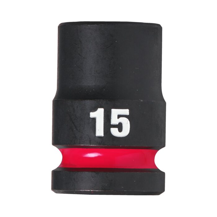 Vaso de impacto 1/2" corto 15mm Milwaukee