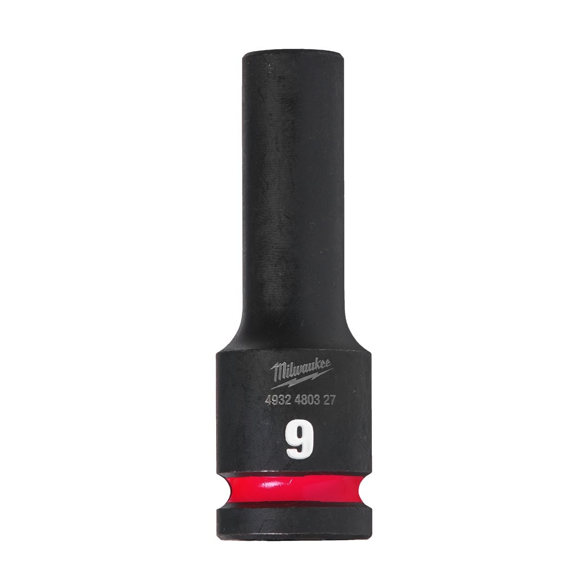 Vaso de impacto 1/2" largo 9mm Milwaukee