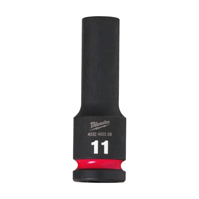 Vaso de impacto 1/2" largo 11mm Milwaukee