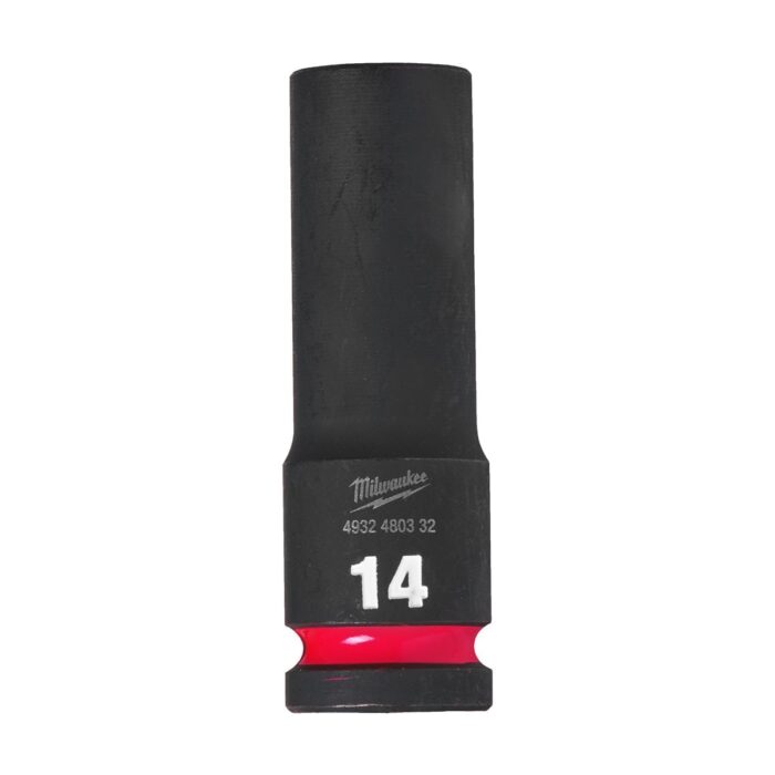 Vaso de impacto 1/2" largo 14mm Milwaukee