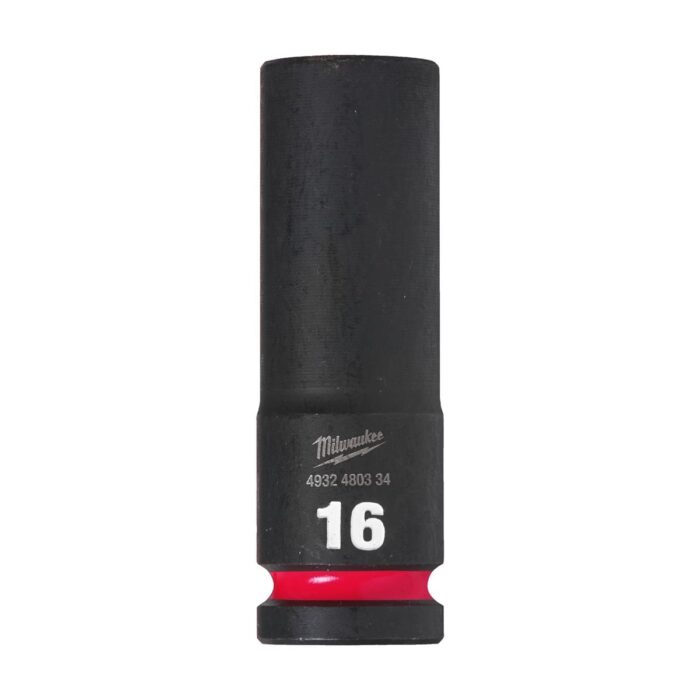 Vaso de impacto 1/2" largo 16mm Milwaukee