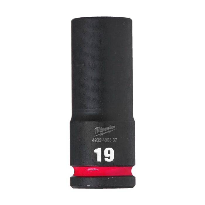 Vaso de impacto 1/2" largo 19mm Milwaukee