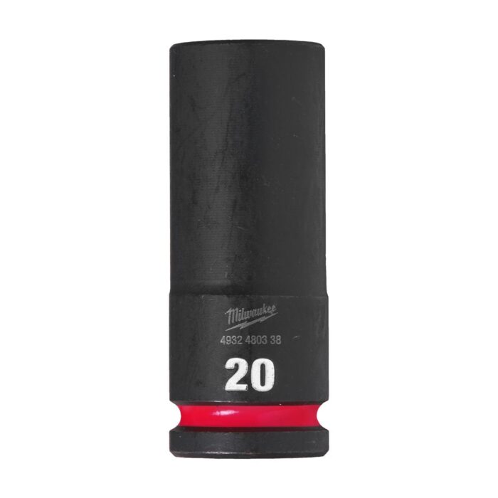 Vaso de impacto 1/2" largo 20mm Milwaukee
