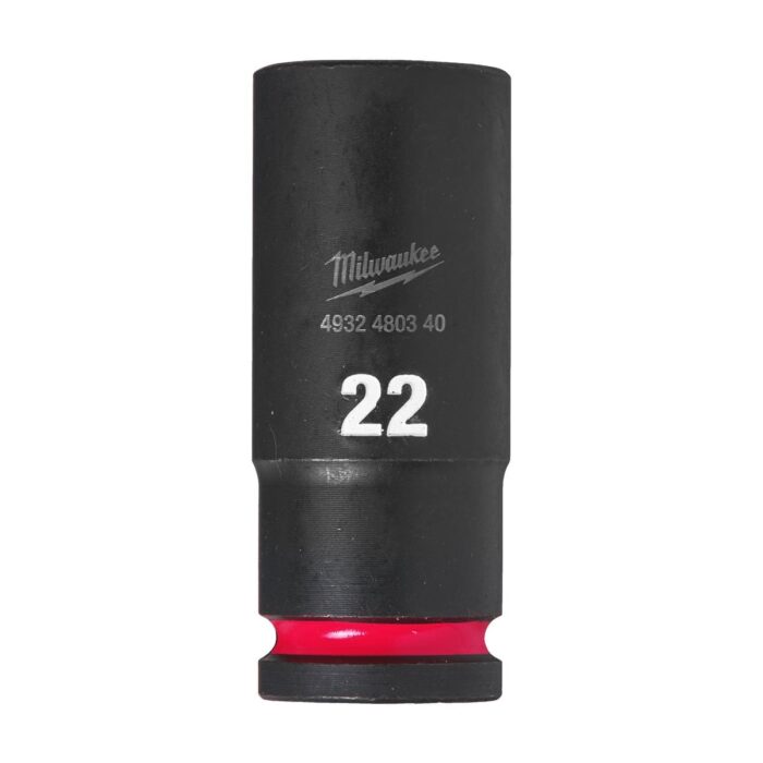 Vaso de impacto 1/2" largo 22mm Milwaukee