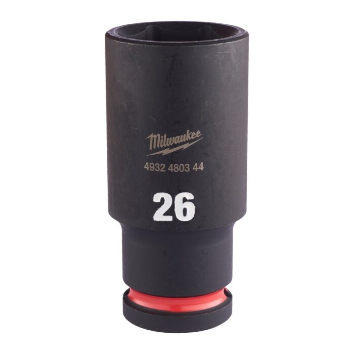 Vaso de impacto 1/2" largo 26mm Milwaukee
