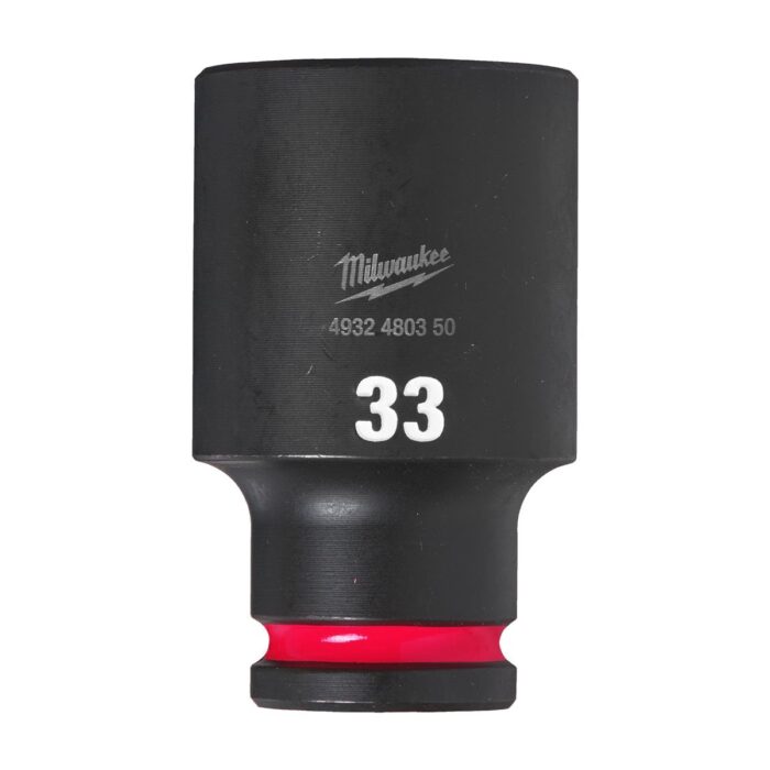 Vaso de impacto 1/2" largo 33mm Milwaukee