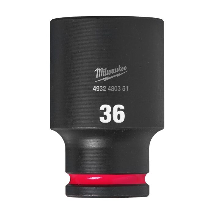 Vaso de impacto 1/2" largo 36mm Milwaukee