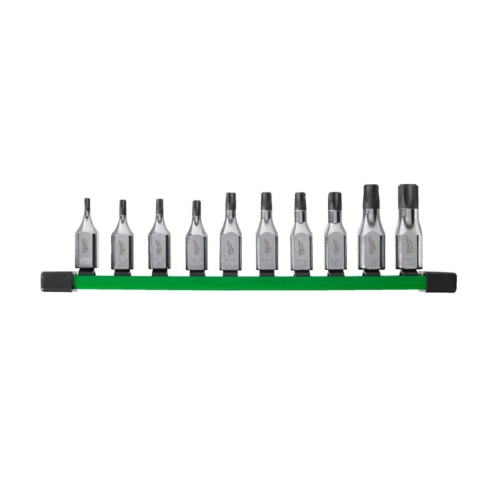 Juego de 10 vasos destornilladores de 3/8" Torx Milwaukee