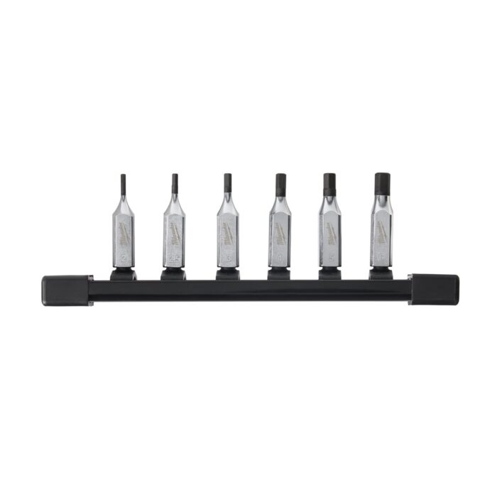 Juego de 6 vasos destornilladores de 1/4" hex. Milwaukee