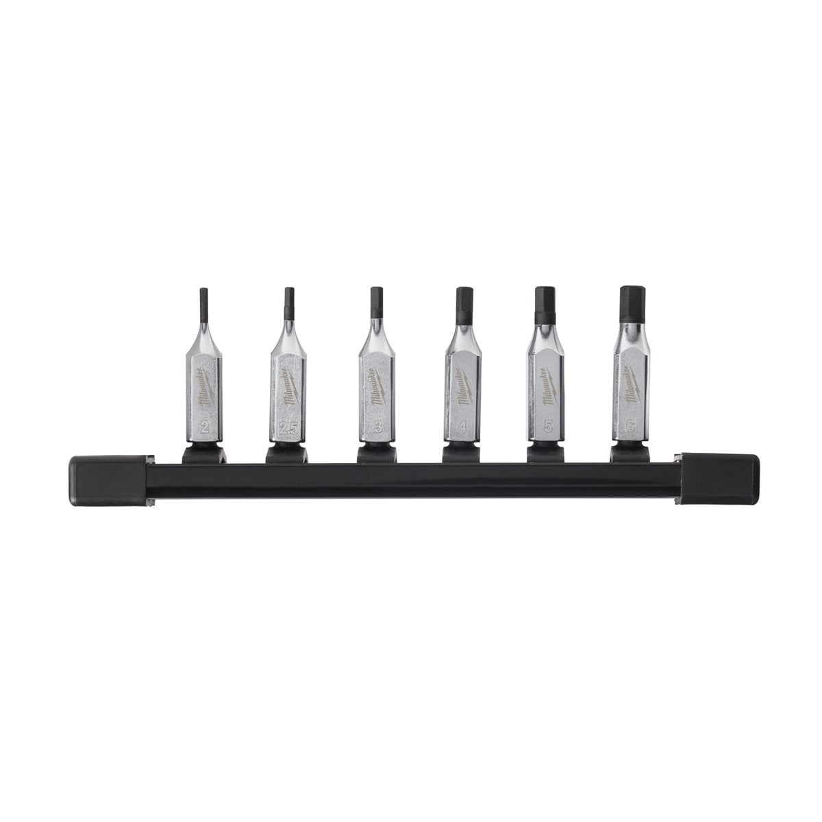 Juego de 6 vasos destornilladores de 1/4" hex. Milwaukee