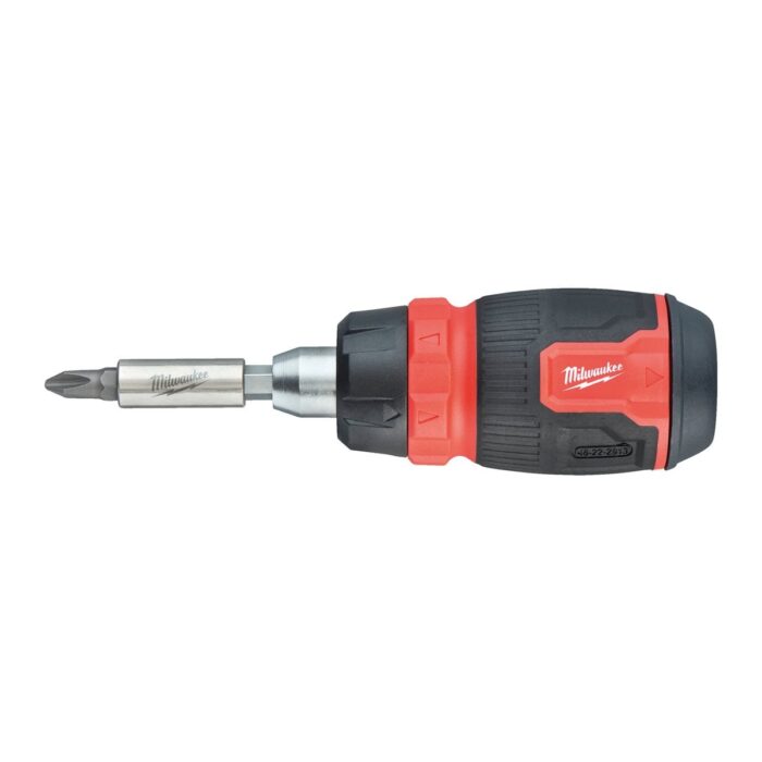 Destornillador multipuntas compacto 8 en 1 con carraca Milwaukee