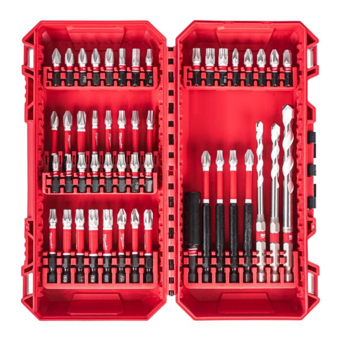 Estuche de 48 piezas Shockwave - ajusta a PACKOUT™ Milwaukee