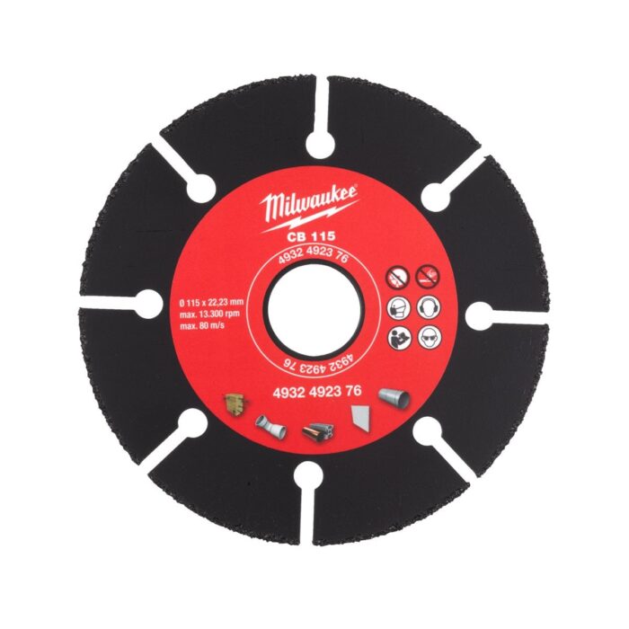 Disco de CARBURO 115mm Milwaukee