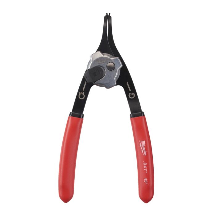 Alicate circlip medio 45º punta de 1,2mm Milwaukee