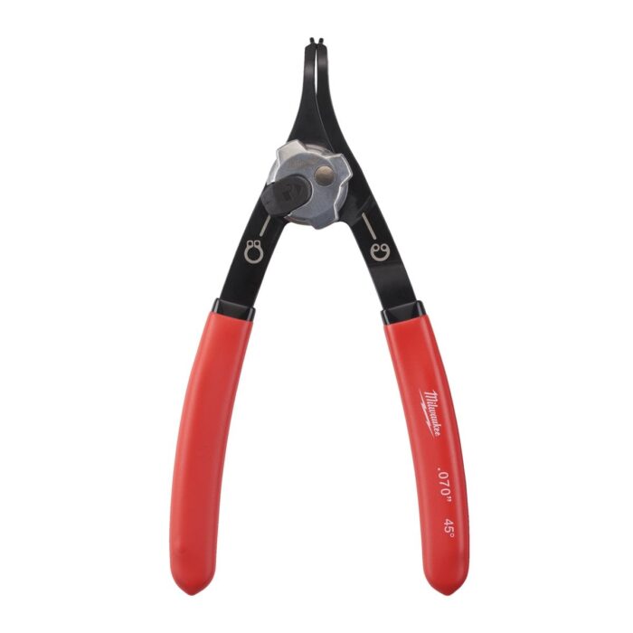Alicate circlip grande 45º punta de 1,8mm Milwaukee