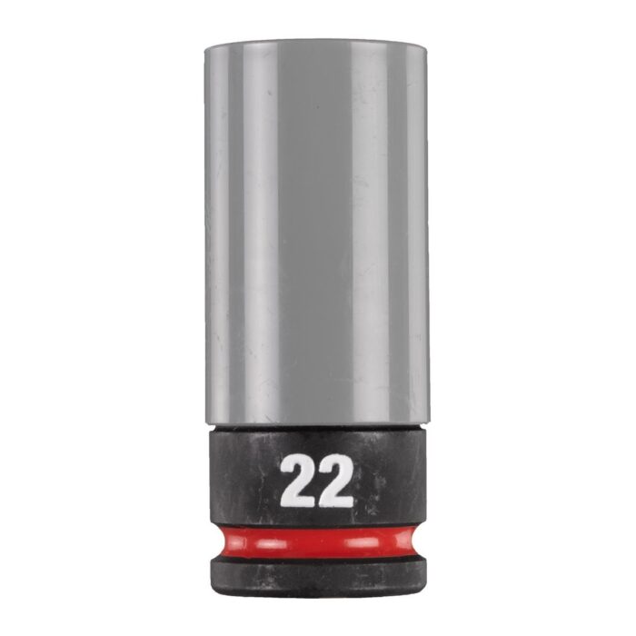 Vaso de impacto para llantas 1/2" largo 22mm Milwaukee