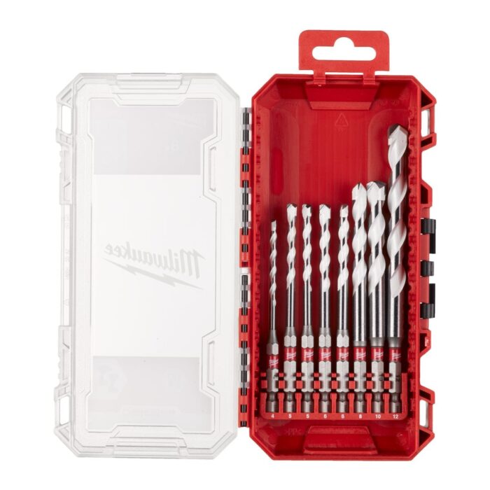 Estuche de brocas Multimaterial 8 piezas - ajusta a Packout™ Milwaukee