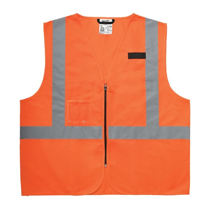 Chaleco alta visibilidad contractor Naranja - 4XL/ 5XL - 1 ud Milwaukee