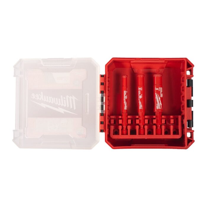 Estuche con 3 brocas Diamond Max™ Seco o Húmedo - ajusta a Packout™ Milwaukee