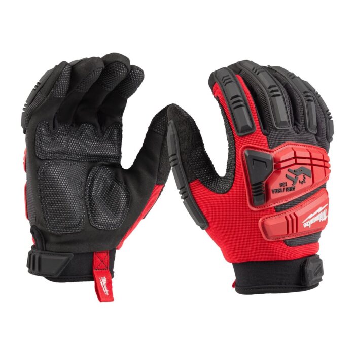 Guantes anti impacto de demox - M / 8 -1 par Milwaukee