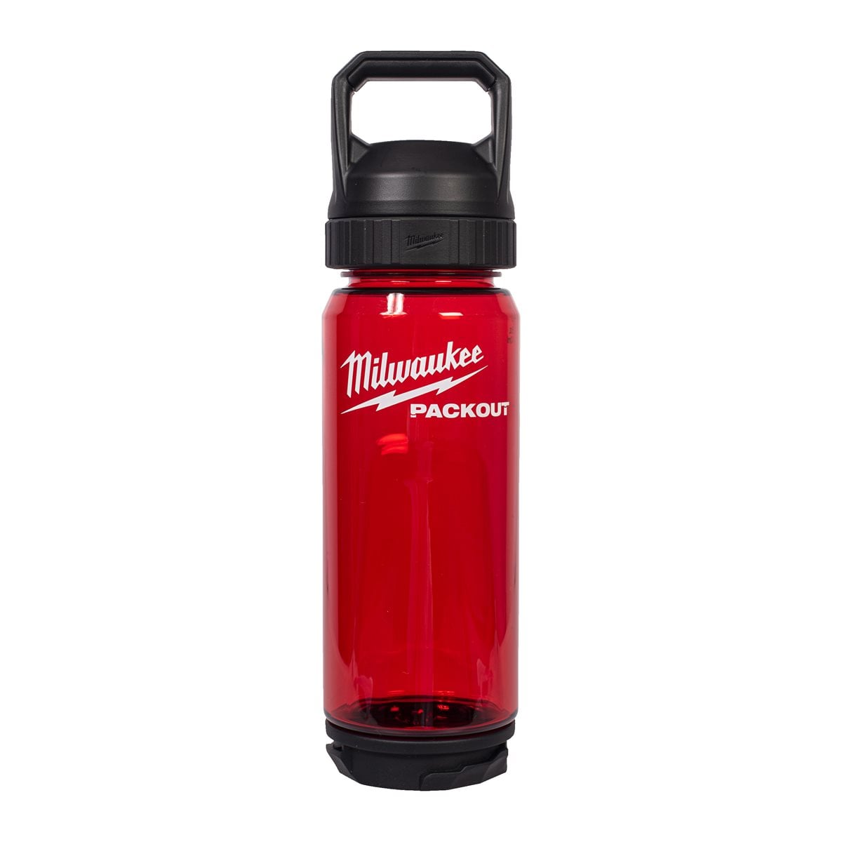 Botella de plástico roja PACKOUT™ de 740ml (Pedir múltiplos de 8) Milwaukee