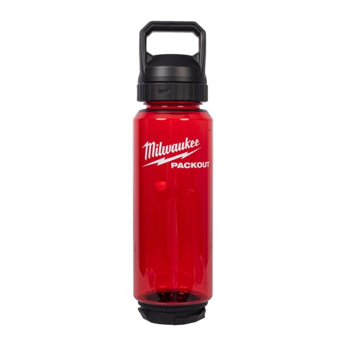 Botella de plástico roja PACKOUT™ de 1.005ml (Pedir múltiplos de 8) Milwaukee