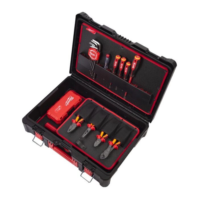 Kit de electricista con 62 piezas PACKOUT™ Milwaukee