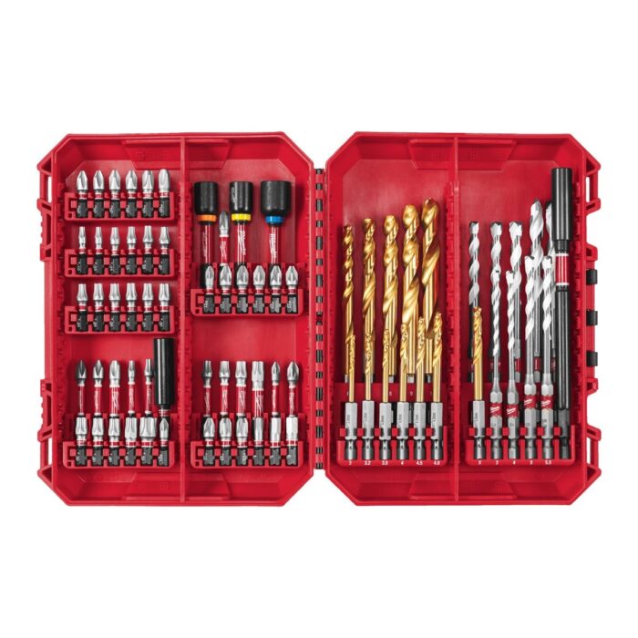 Promo Estuche de 74 piezas Shockwave - ajusta a PACKOUT™ Milwaukee