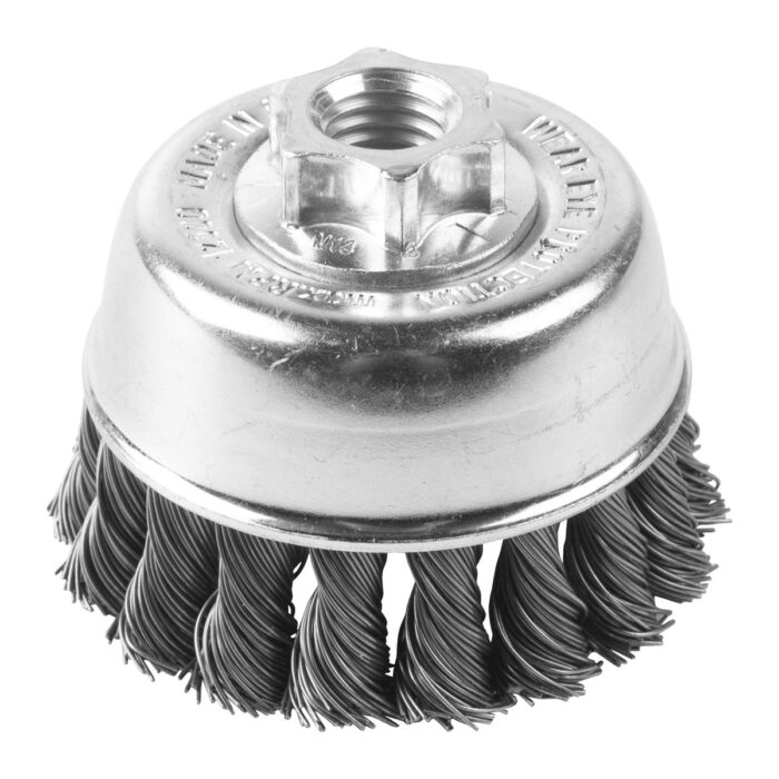 Cepillo Alambre de copa trenzado M14 65x18 acero 0,5mm Milwaukee