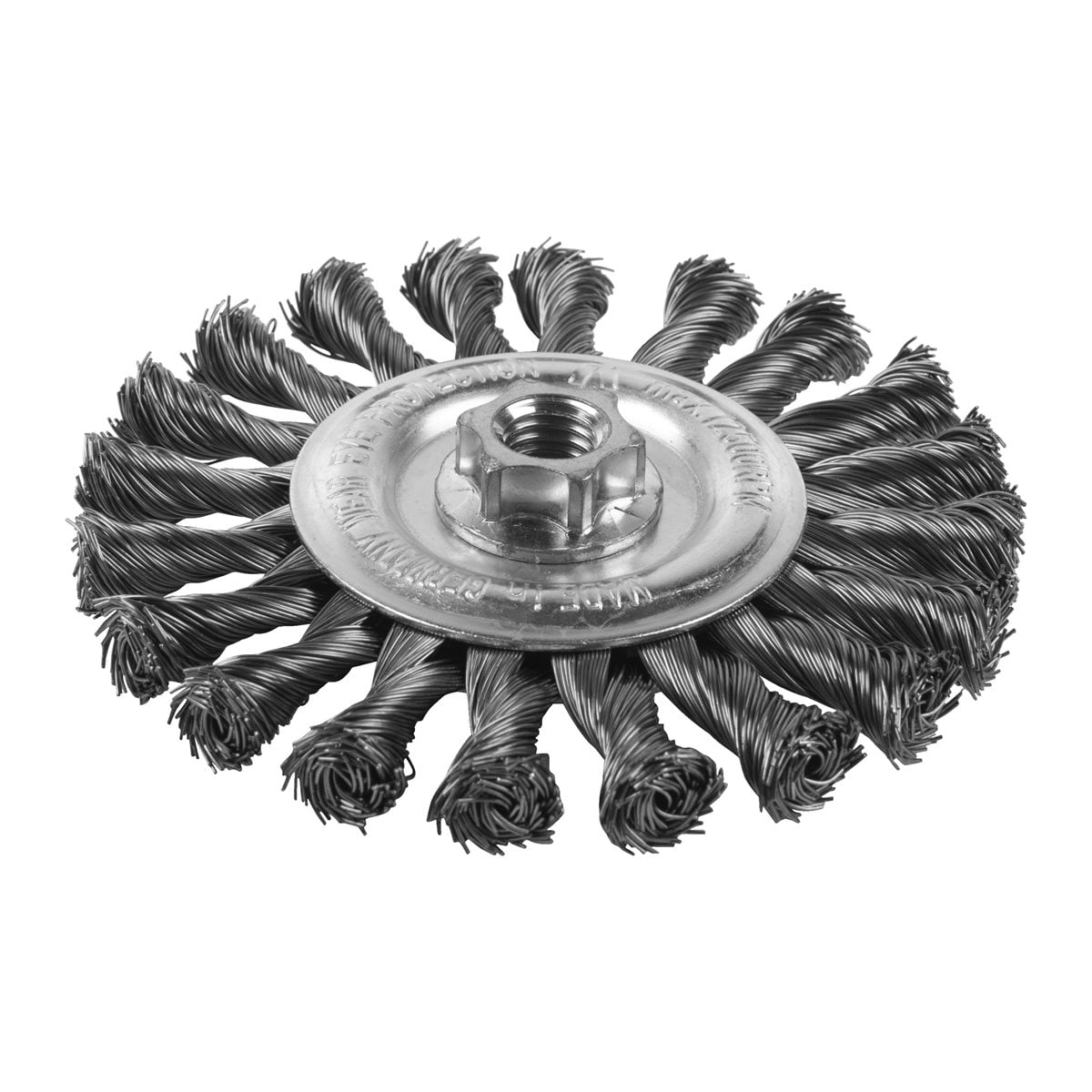 Cepillo Alambre circular trenzado M14 125x14 acero 0,5mm Milwaukee
