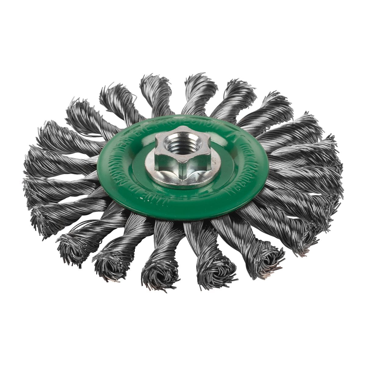 Cepillo Alambre circular trenzado M14 125x14 acero INOX. 0,5mm Milwaukee