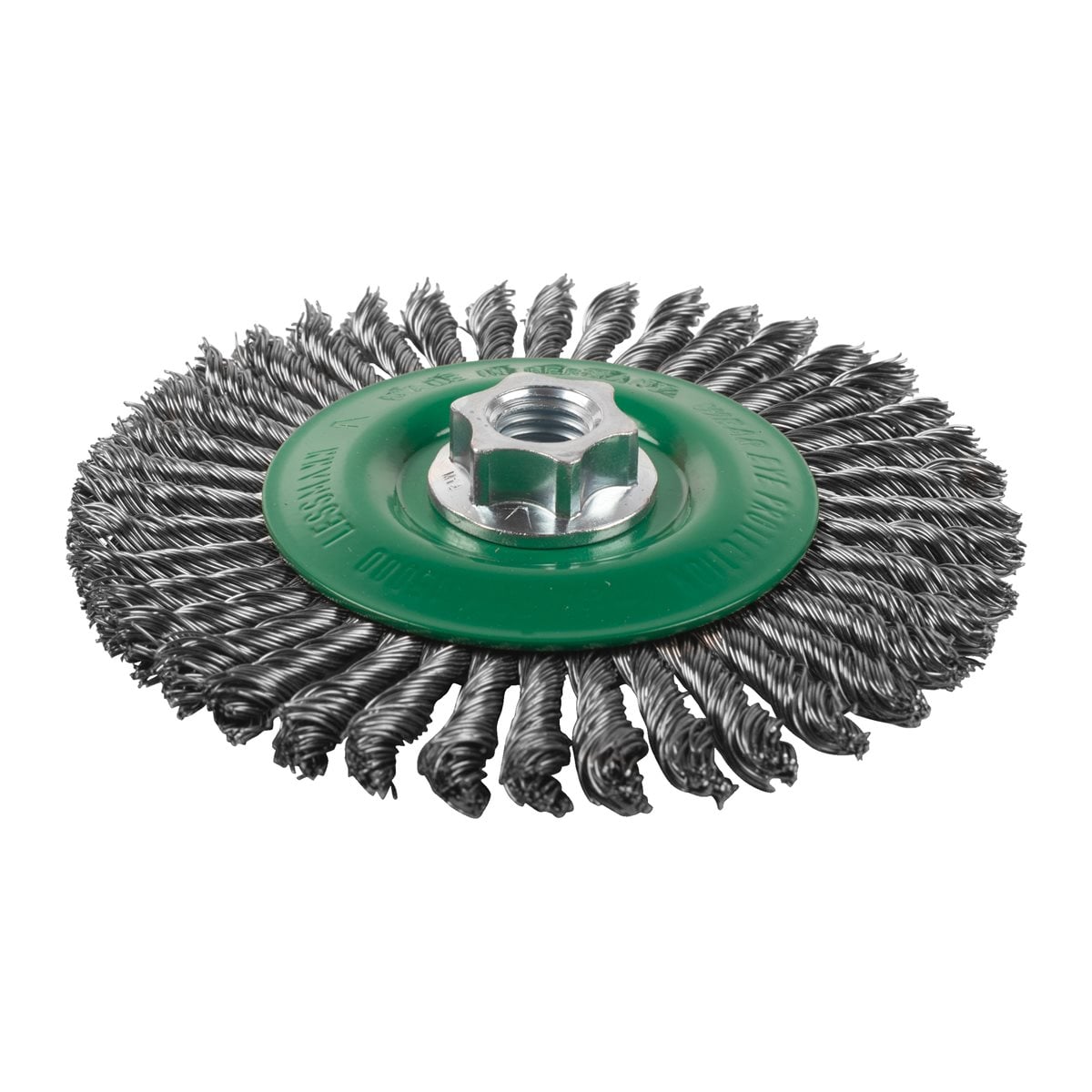 Cepillo Alambre circular trenzado M14 125x6 acero INOX. 0,5mm Milwaukee